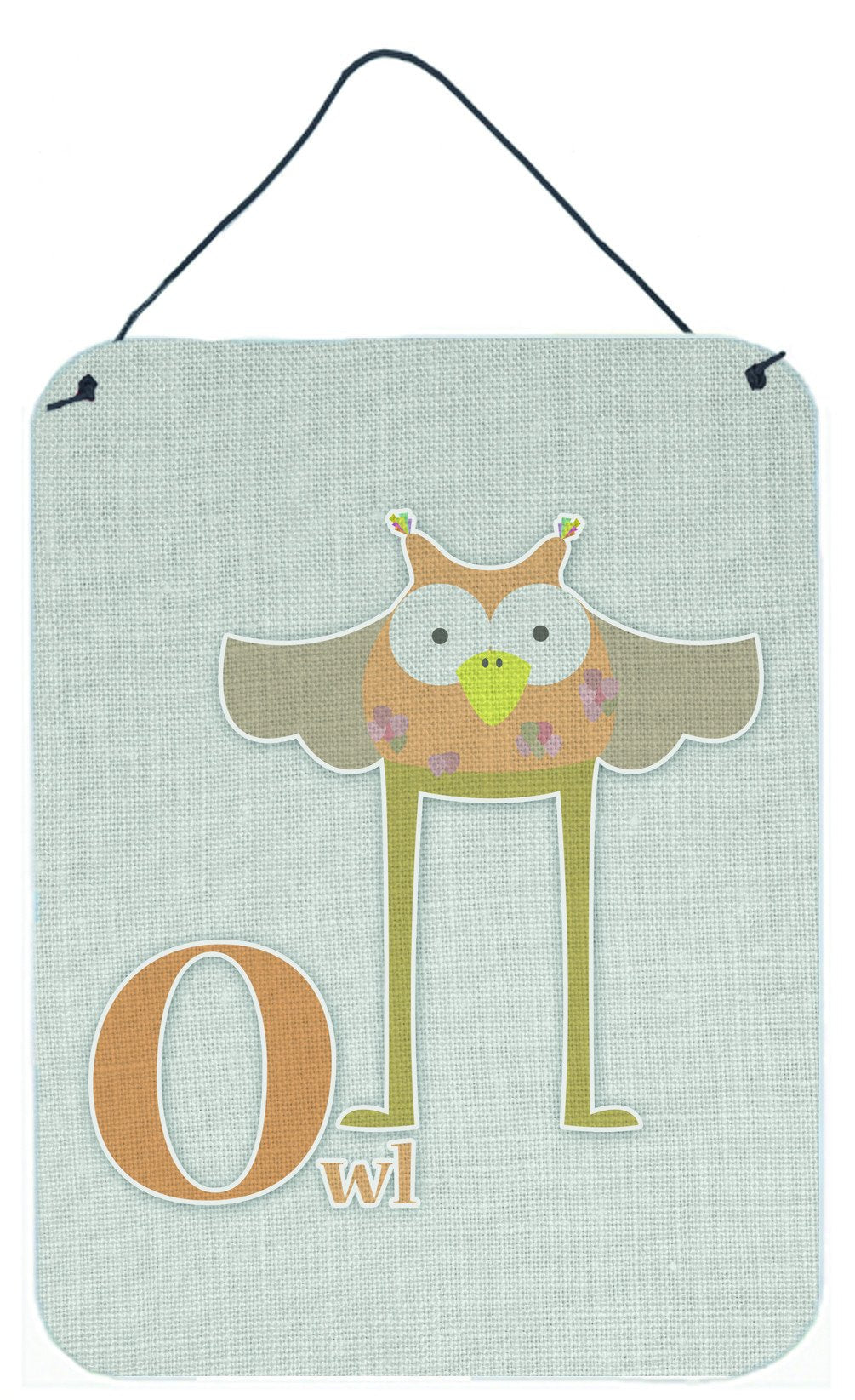 Alphabet O for Owl Wall or Door Hanging Prints BB5740DS1216
