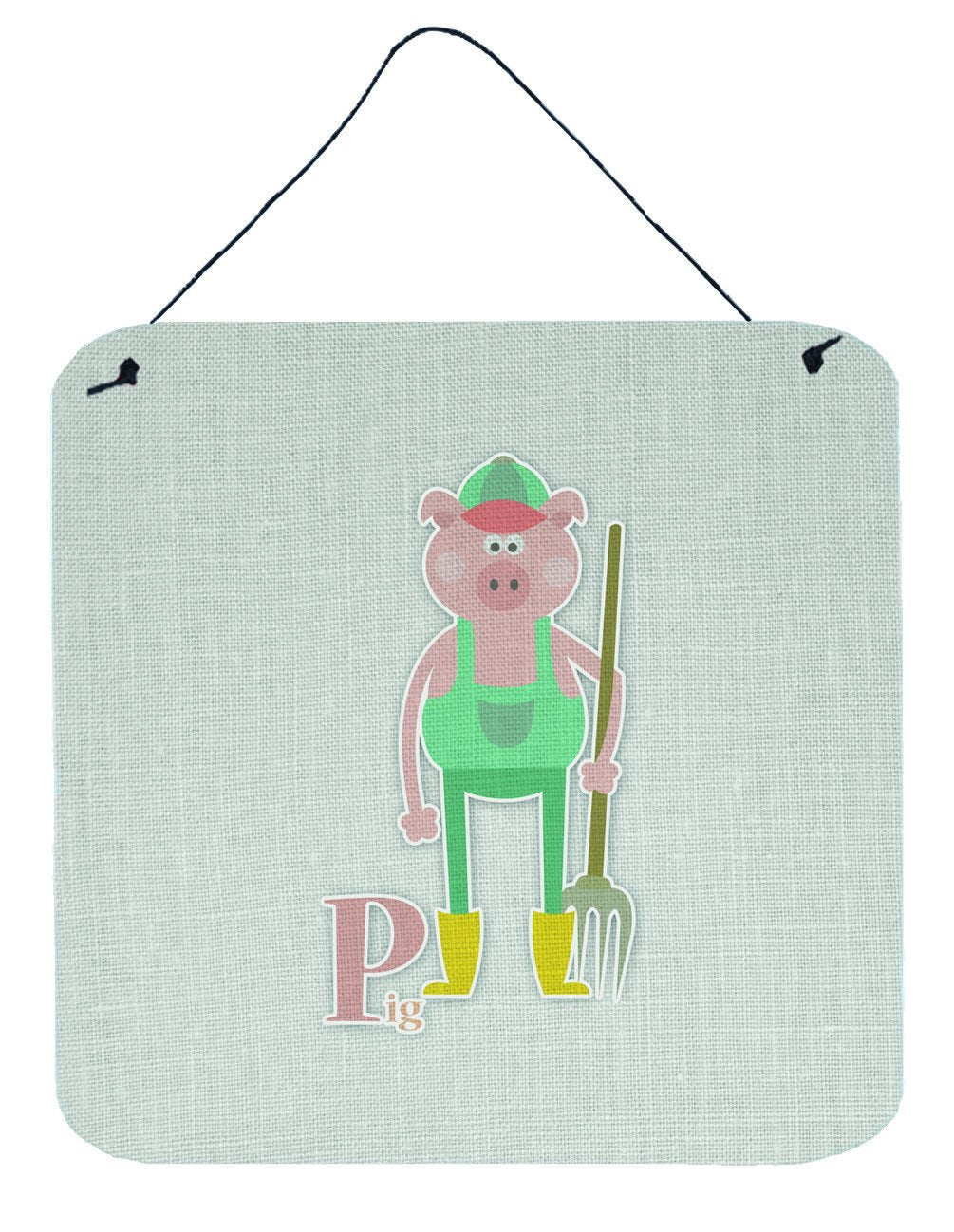 Alphabet P for Pig Wall or Door Hanging Prints BB5741DS66