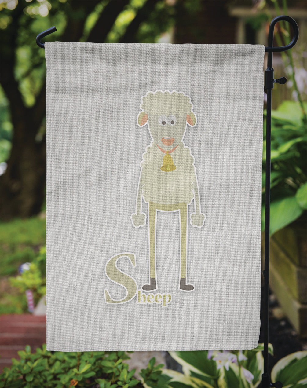 Alphabet S for Sheep Garden Flag - Outdoor Decorative Yard Flag BB5744GF