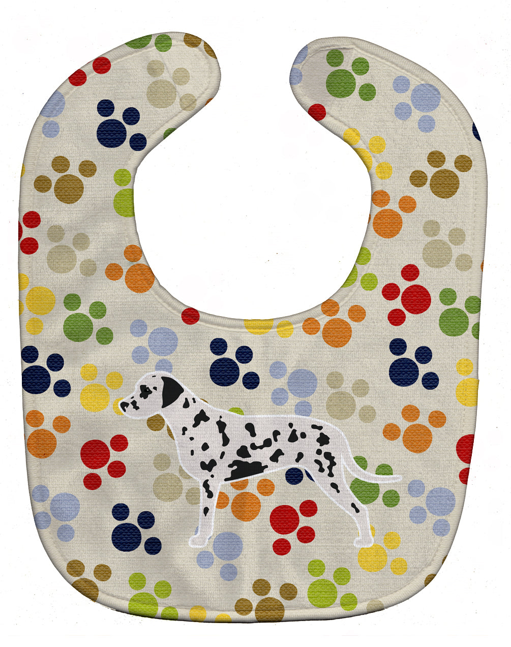 Dalmatian Pawprints Baby Bib BB6288BIB