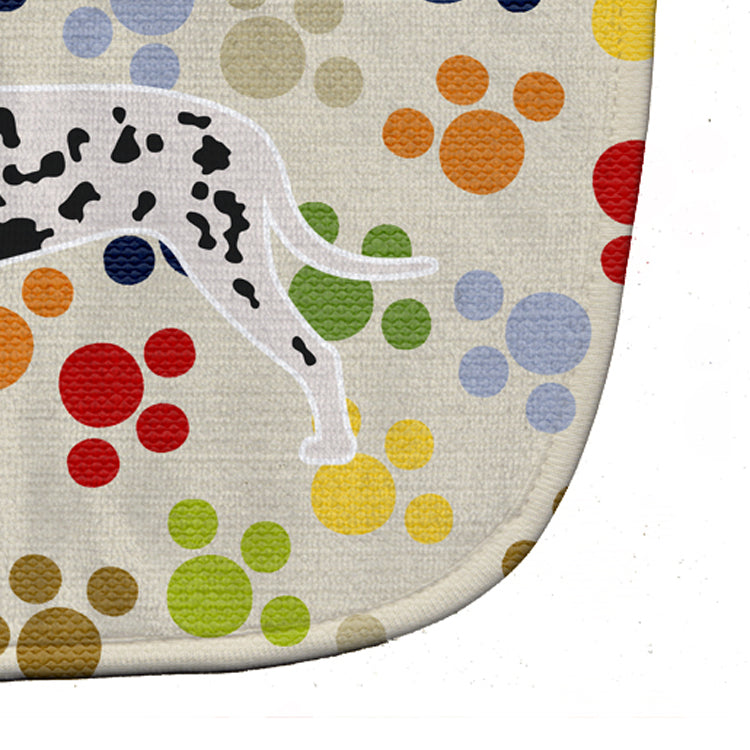 Dalmatian Pawprints Baby Bib BB6288BIB