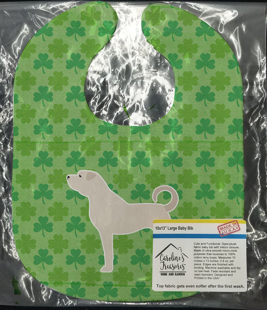 Anatolian Shepherd Shamrocks Baby Bib BB6482BIB