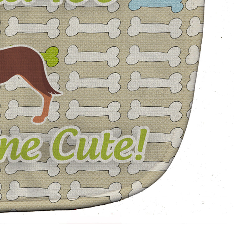 Australian Kelpie Dog Dog Gone Cute Baby Bib BB6534BIB