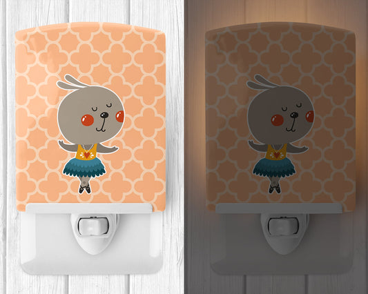 Ballerina Rabbit Ceramic Night Light BB6727CNL