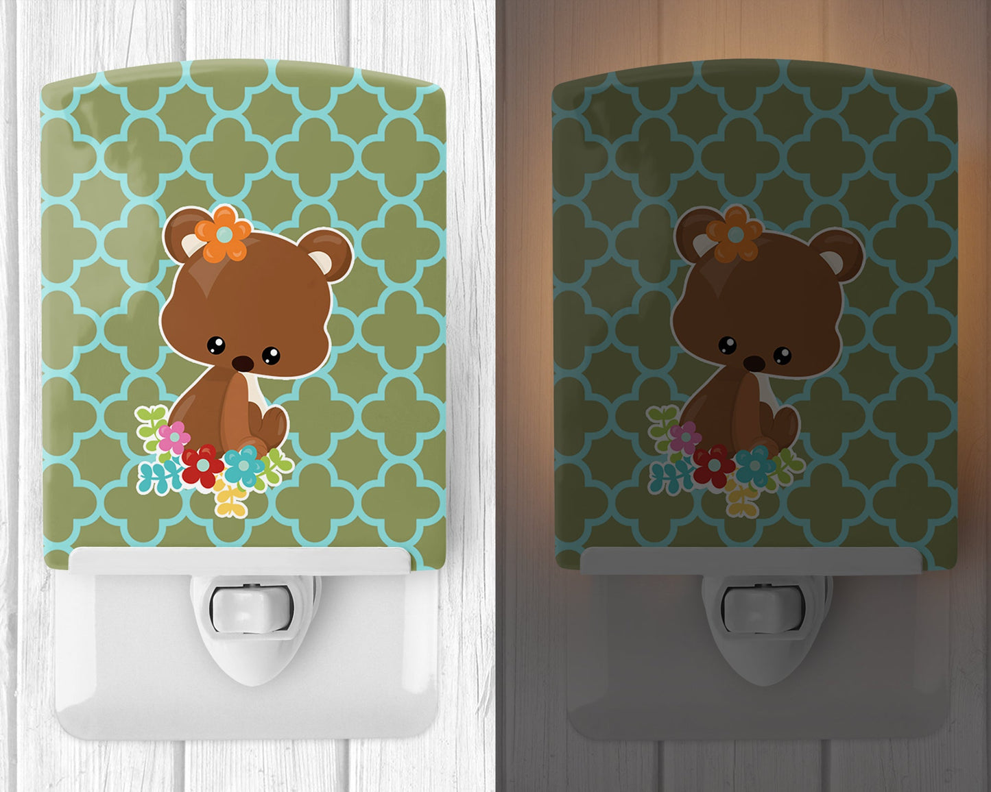 Baby Brown Bear Ceramic Night Light BB6797CNL