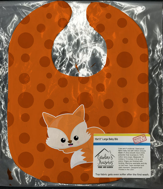 Baby Fox Polkadot Baby Bib BB7086BIB