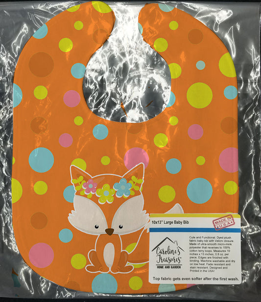 Baby Fox Flowerchild Polkadots Baby Bib BB7091BIB