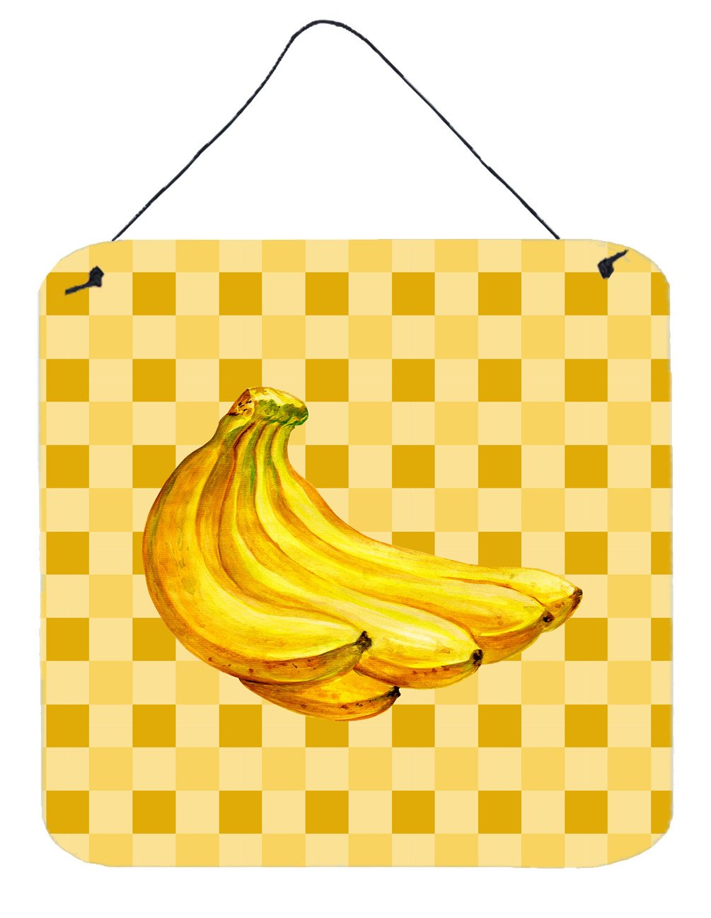 Banana Bunch on Basketweave Wall or Door Hanging Prints BB7222DS66