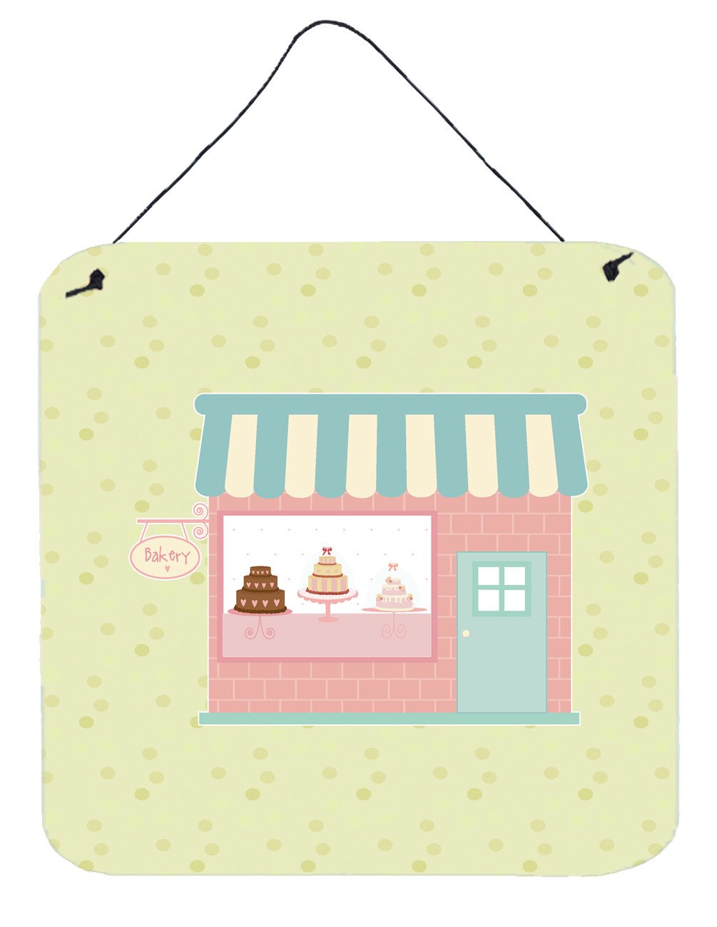 Bake Shoppe on Green Wall or Door Hanging Prints BB7299DS66
