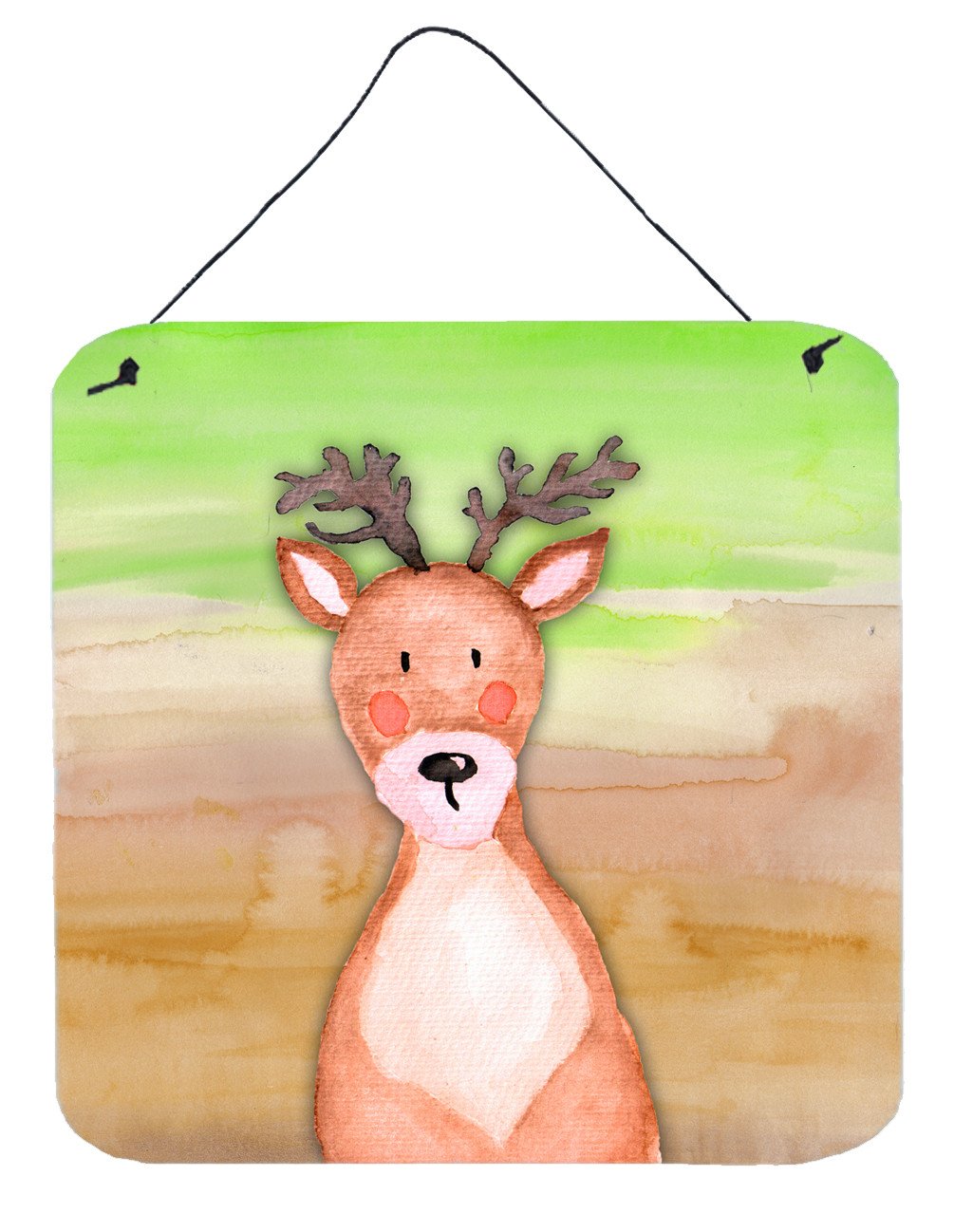 Deer Watercolor Wall or Door Hanging Prints BB7435DS66