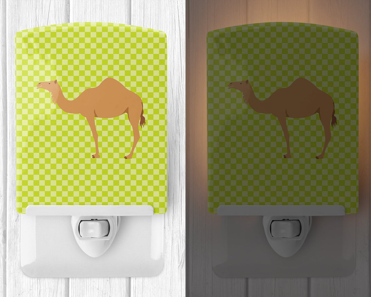 Arabian Camel Dromedary Green Ceramic Night Light BB7643CNL