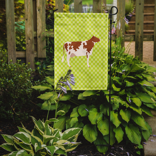 Ayrshire Cow Green Garden Flag - Outdoor Decorative Yard Flag