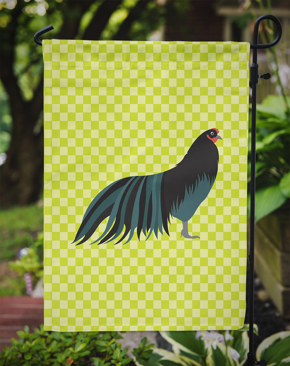 Sumatra Chicken Green Flag Garden Size