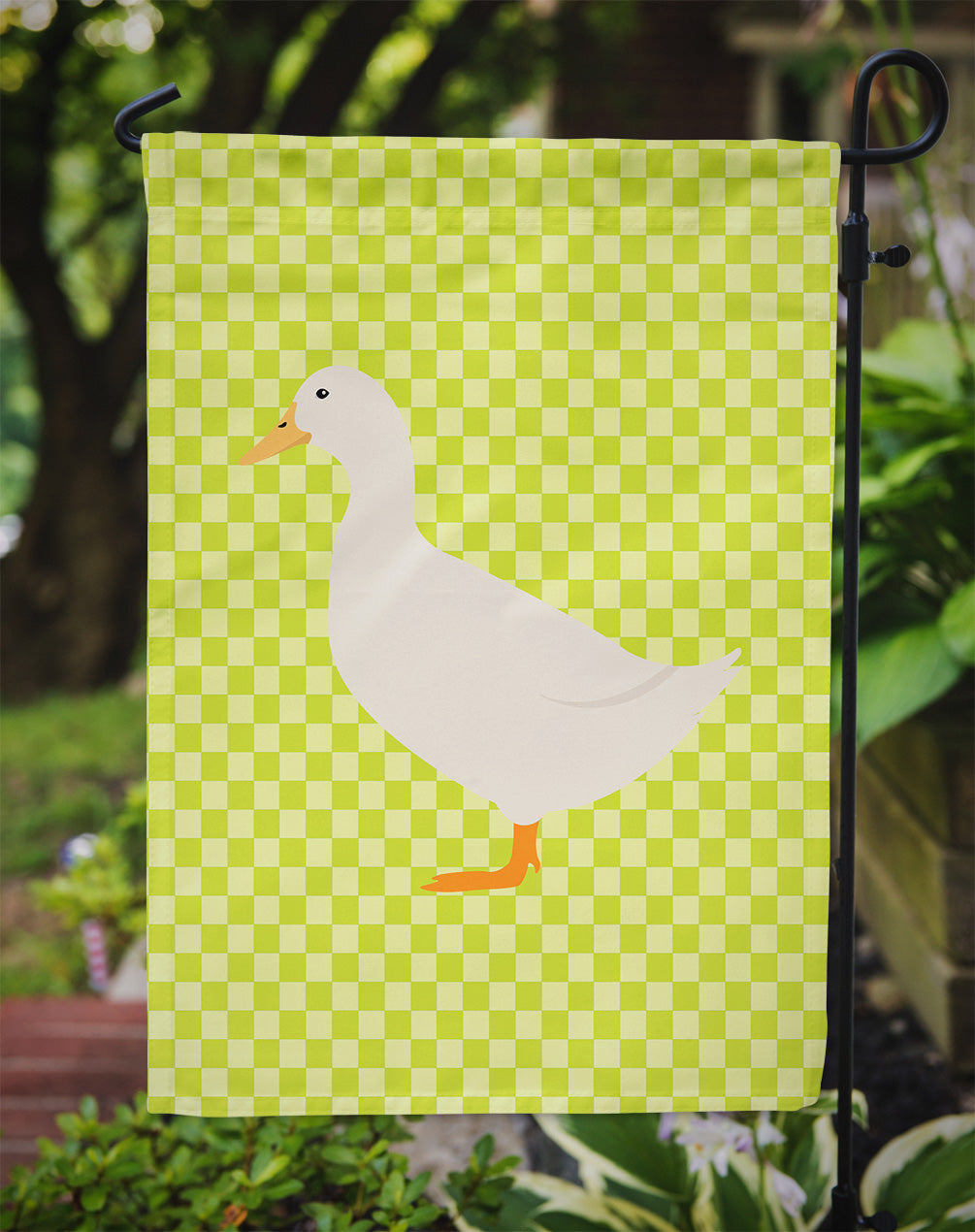 American Pekin Duck Green Garden Flag - Outdoor Decorative Yard Flag