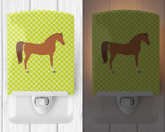 Arabian Horse Green Ceramic Night Light BB7737CNL