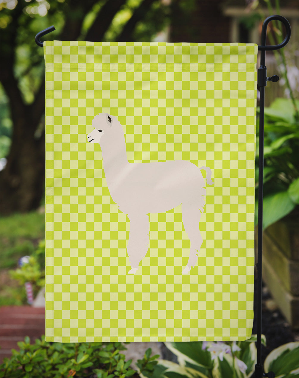 Alpaca Green Garden Flag - Outdoor Decorative Yard Flag
