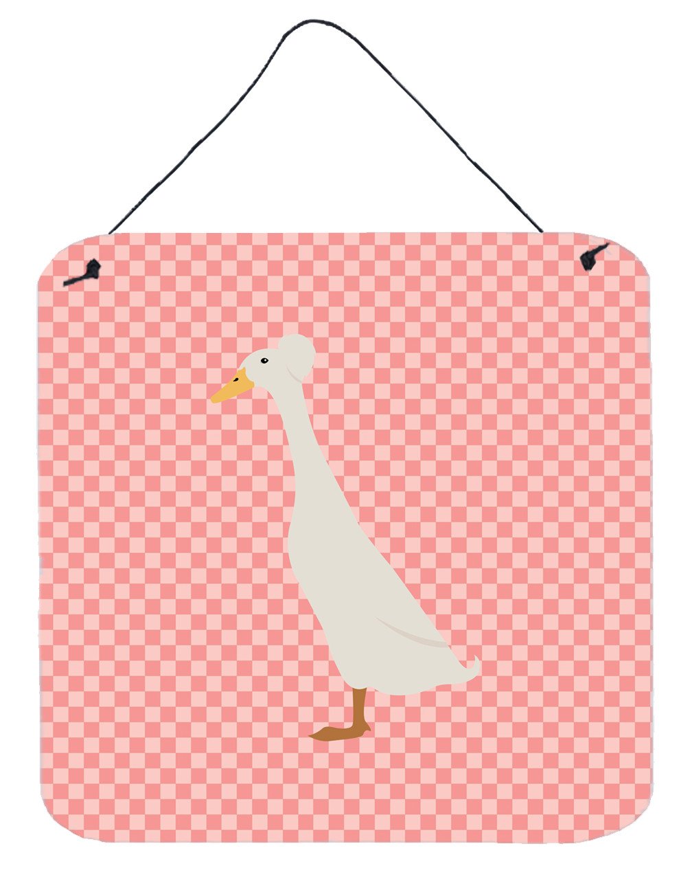 Bali Duck Pink Check Wall or Door Hanging Prints BB7859DS66