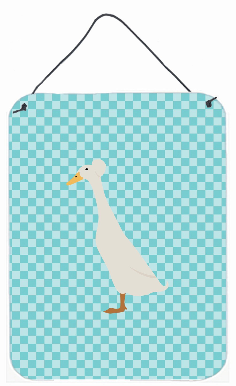 Bali Duck Blue Check Wall or Door Hanging Prints BB8033DS1216