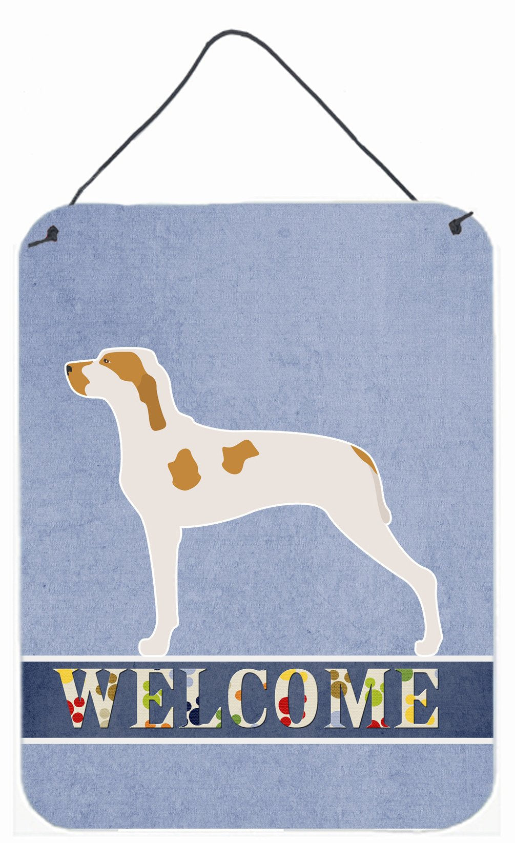 Ariege Pointer Welcome Wall or Door Hanging Prints BB8272DS1216