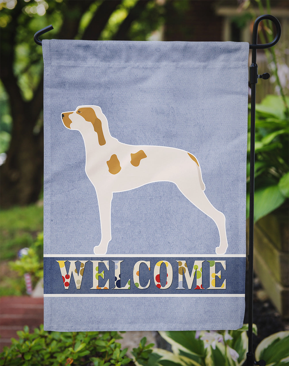 Ariege Pointer Welcome Garden Flag - Outdoor Decorative Yard Flag BB8272GF