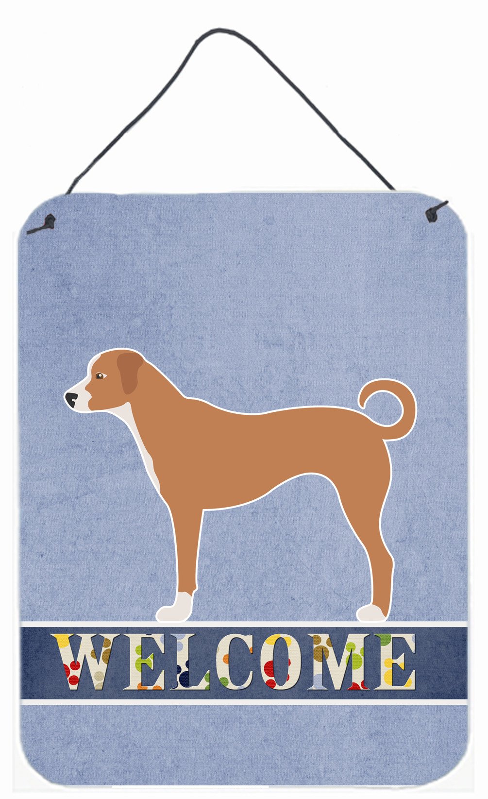 Australian Pinscher Welcome Wall or Door Hanging Prints BB8290DS1216