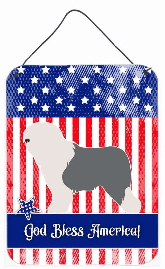 Old English Sheepdog Bobtail American Wall or Door Hanging Prints BB8375DS1216
