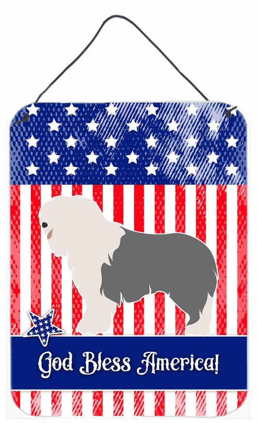 Old English Sheepdog American Wall or Door Hanging Prints BB8385DS1216