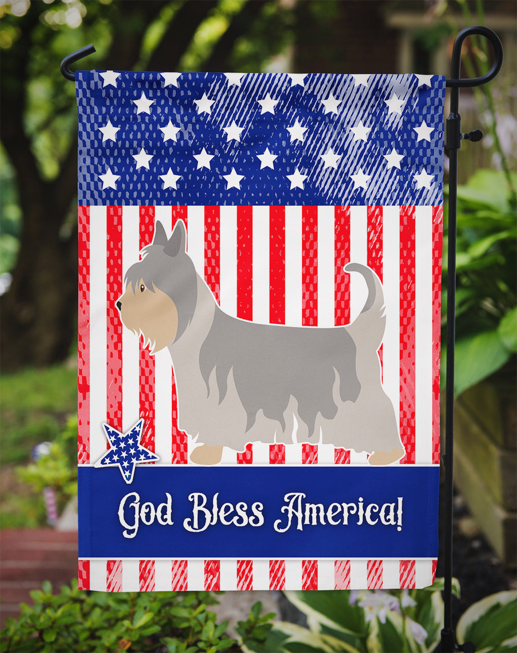 Australian Silky Terrier American Garden Flag - Outdoor Decorative Yard Flag BB8388GF