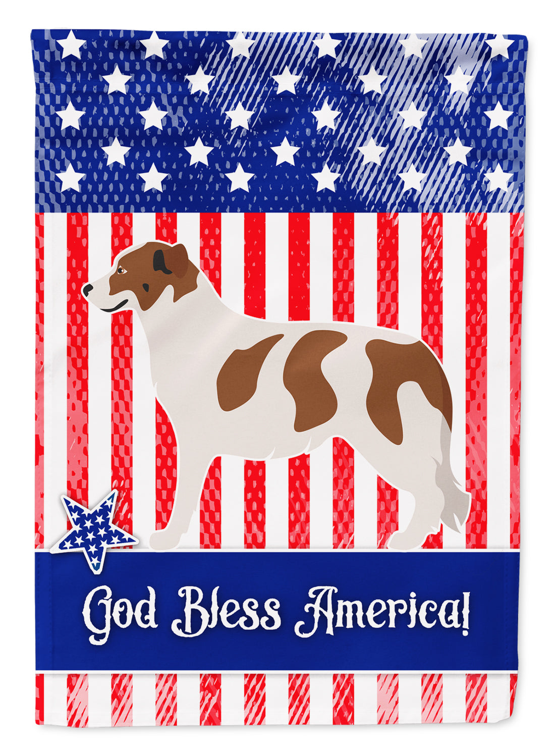 Aidi Atlas Mountain Dog American Garden Flag - Outdoor Decorative Yard Flag BB8415GF