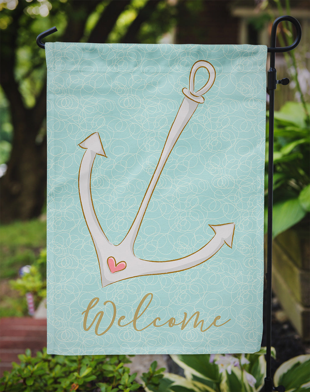 Anchor Welcome Garden Flag - Outdoor Decorative Yard Flag BB8566GF