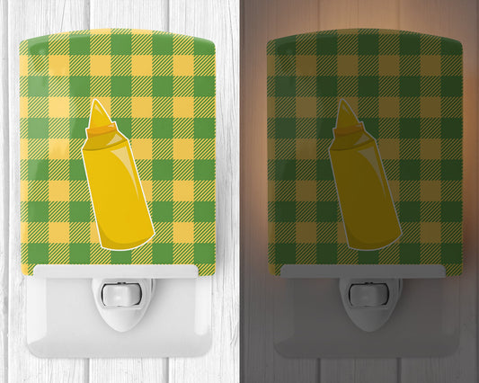 Backyard BBQ Mustard Ceramic Night Light BB8639CNL