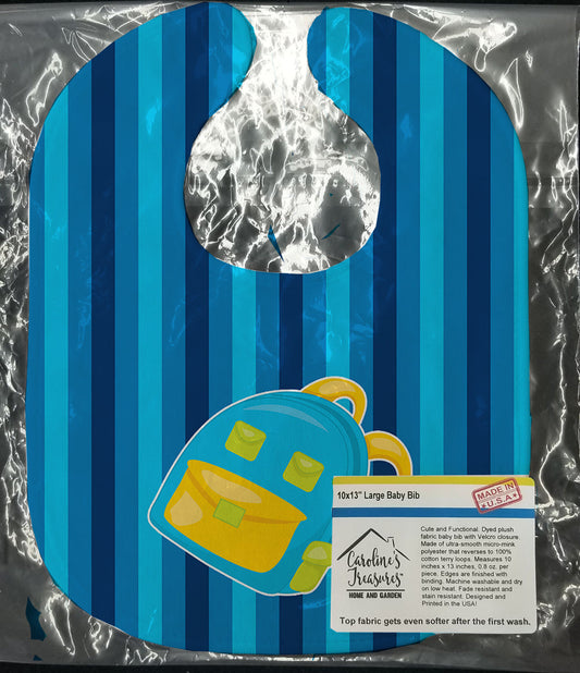 Back to School Backpack Baby Bib BB8867BIB