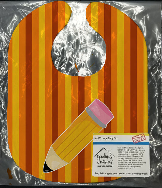 Back to School Pencil Baby Bib BB8869BIB