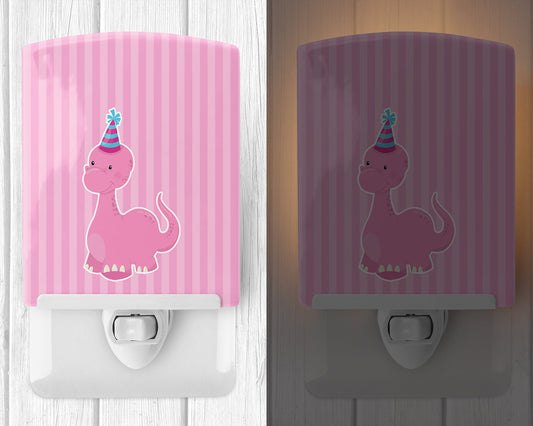 Dinosaur Pink Ceramic Night Light BB8923CNL