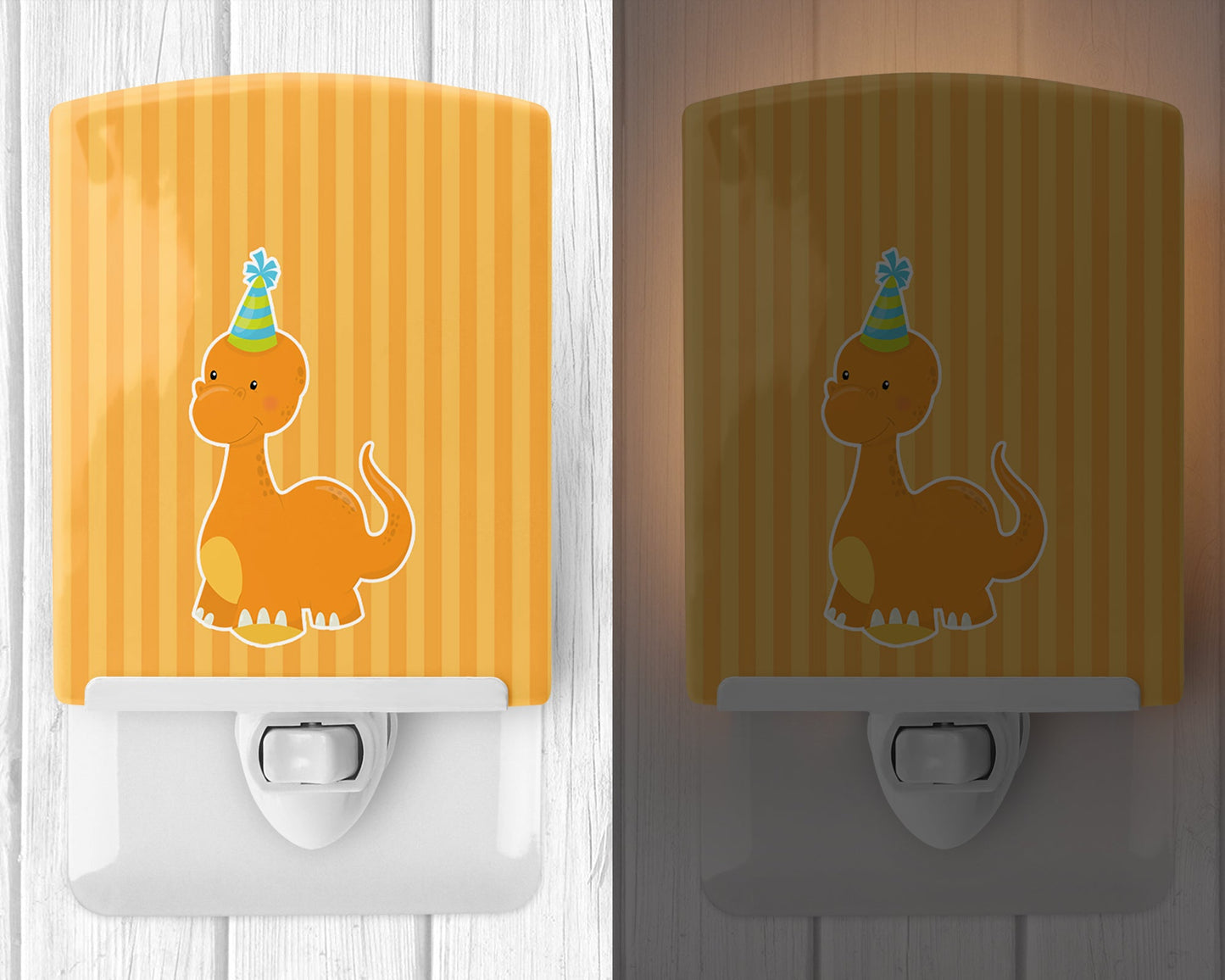 Dinosaur Orange Ceramic Night Light BB8927CNL