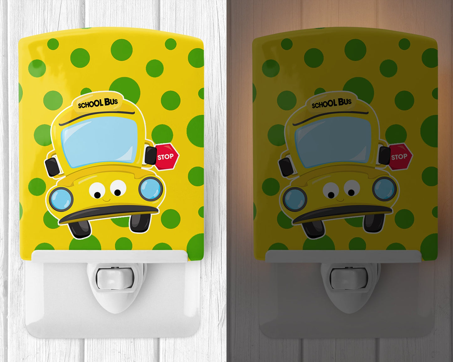 Back to School Bus #2 Ceramic Night Light BB9026CNL