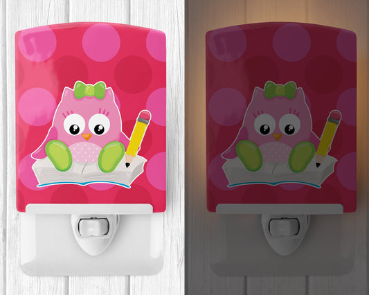 Back to School Girl Bird Ceramic Night Light BB9029CNL