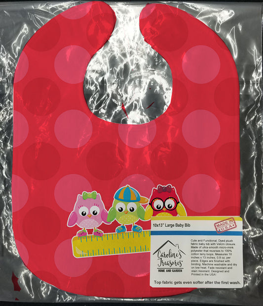 Back to School Birds Baby Bib BB9030BIB