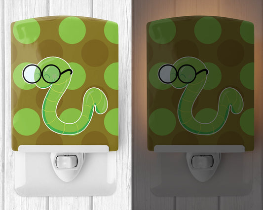 Back to School Worm Ceramic Night Light BB9031CNL