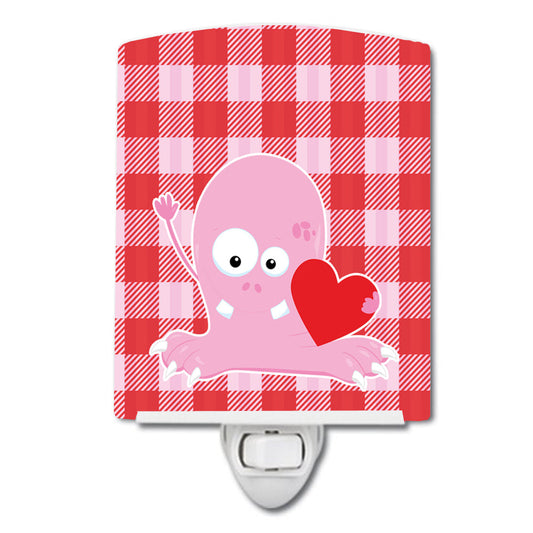 Cupid Monster Angel on Plaid Ceramic Night Light BB9119CNL