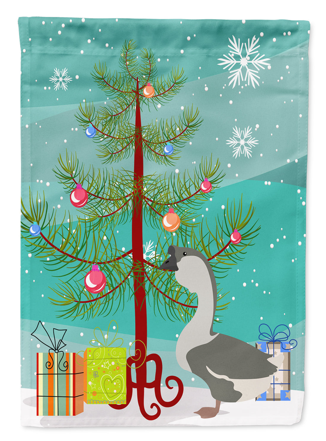 African Goose Christmas Garden Flag - Outdoor Decorative Yard Flag BB9266GF