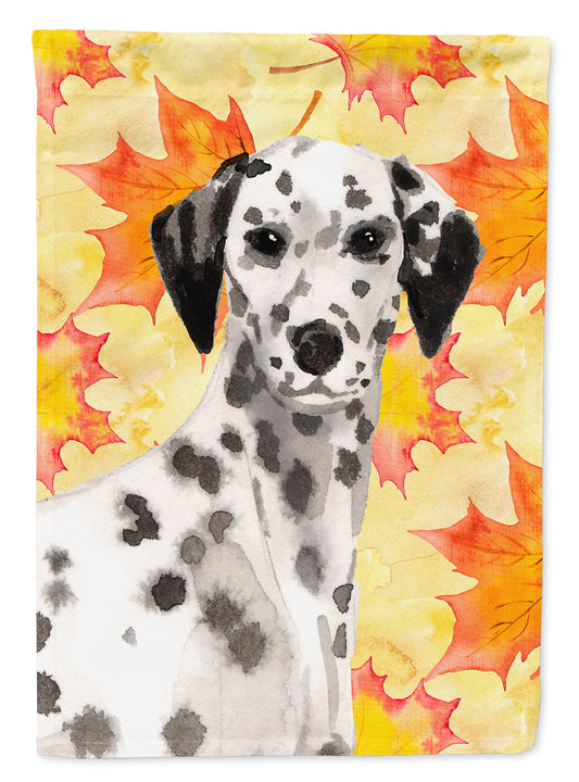 Dalmatian Fall Garden Flag - Outdoor Decorative Yard Flag BB9520GF