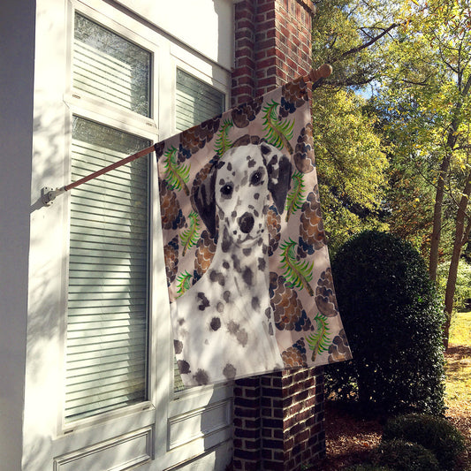 Dalmatian Pine Cones Flag Canvas House Size BB9590CHF