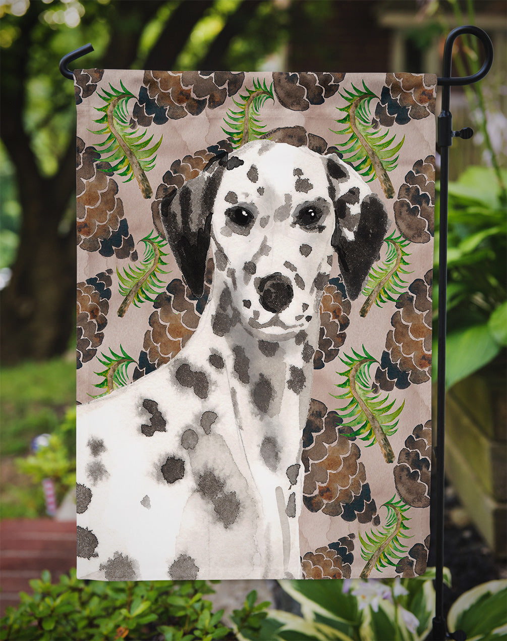 Dalmatian Pine Cones Garden Flag - Outdoor Decorative Yard Flag BB9590GF