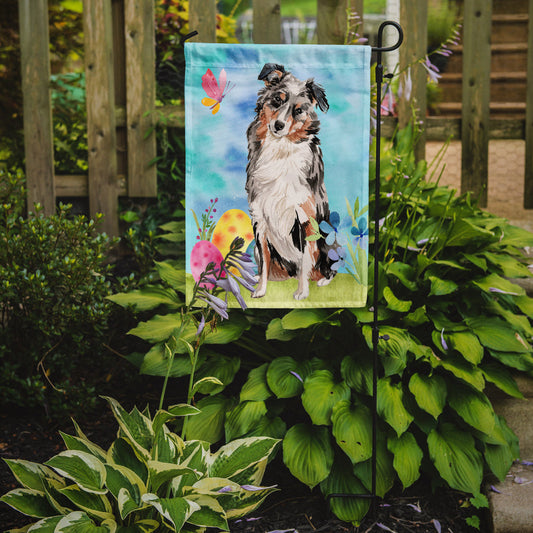 Australian Shepherd Easter Garden Flag - Outdoor Decorative Yard Flag BB9607GF
