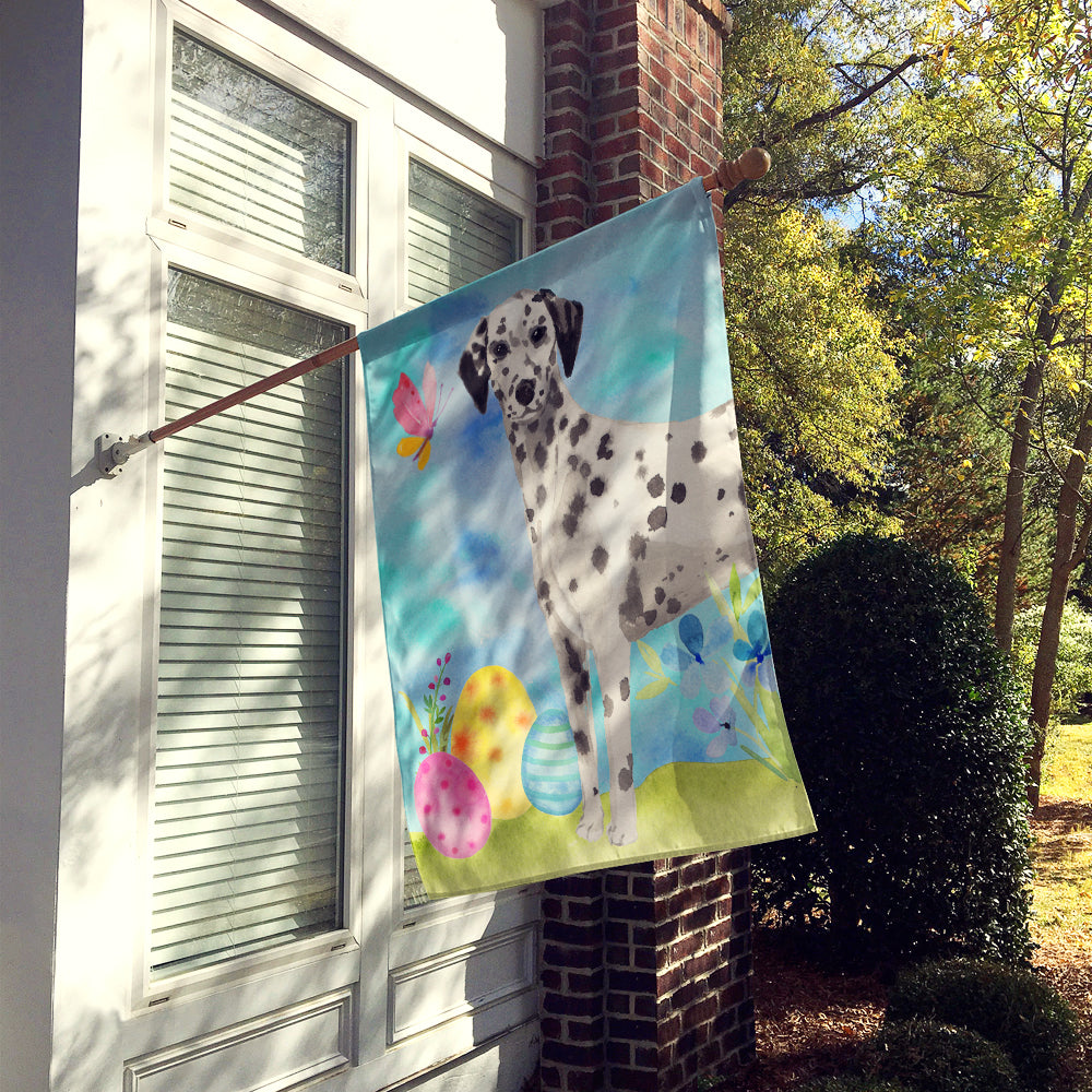 Dalmatian Easter Flag Canvas House Size BB9625CHF