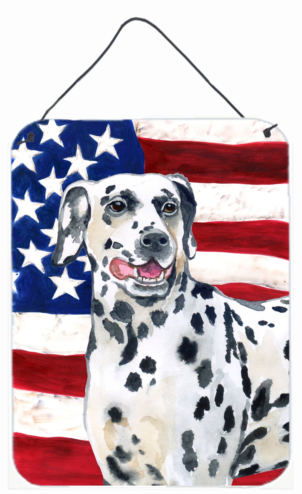 Dalmatian Patriotic Wall or Door Hanging Prints BB9653DS1216