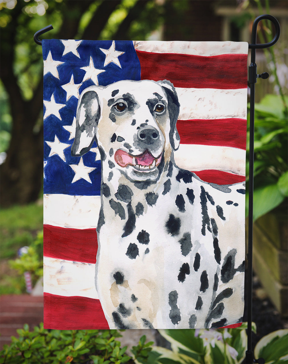 Dalmatian Patriotic Garden Flag - Outdoor Decorative Yard Flag BB9653GF
