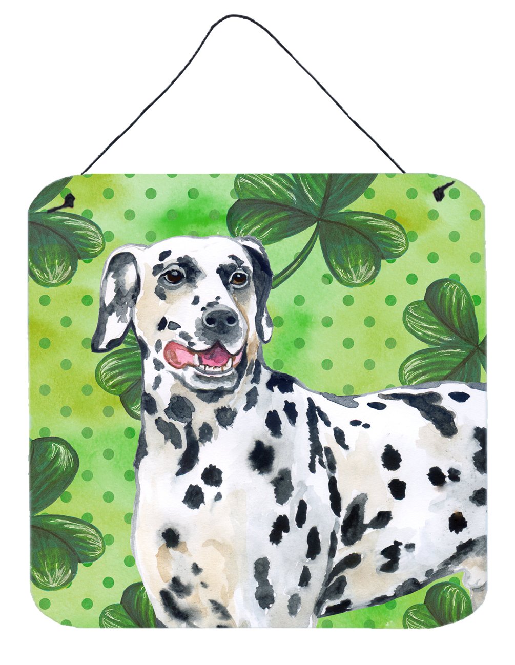 Dalmatian St Patrick's Wall or Door Hanging Prints BB9827DS66
