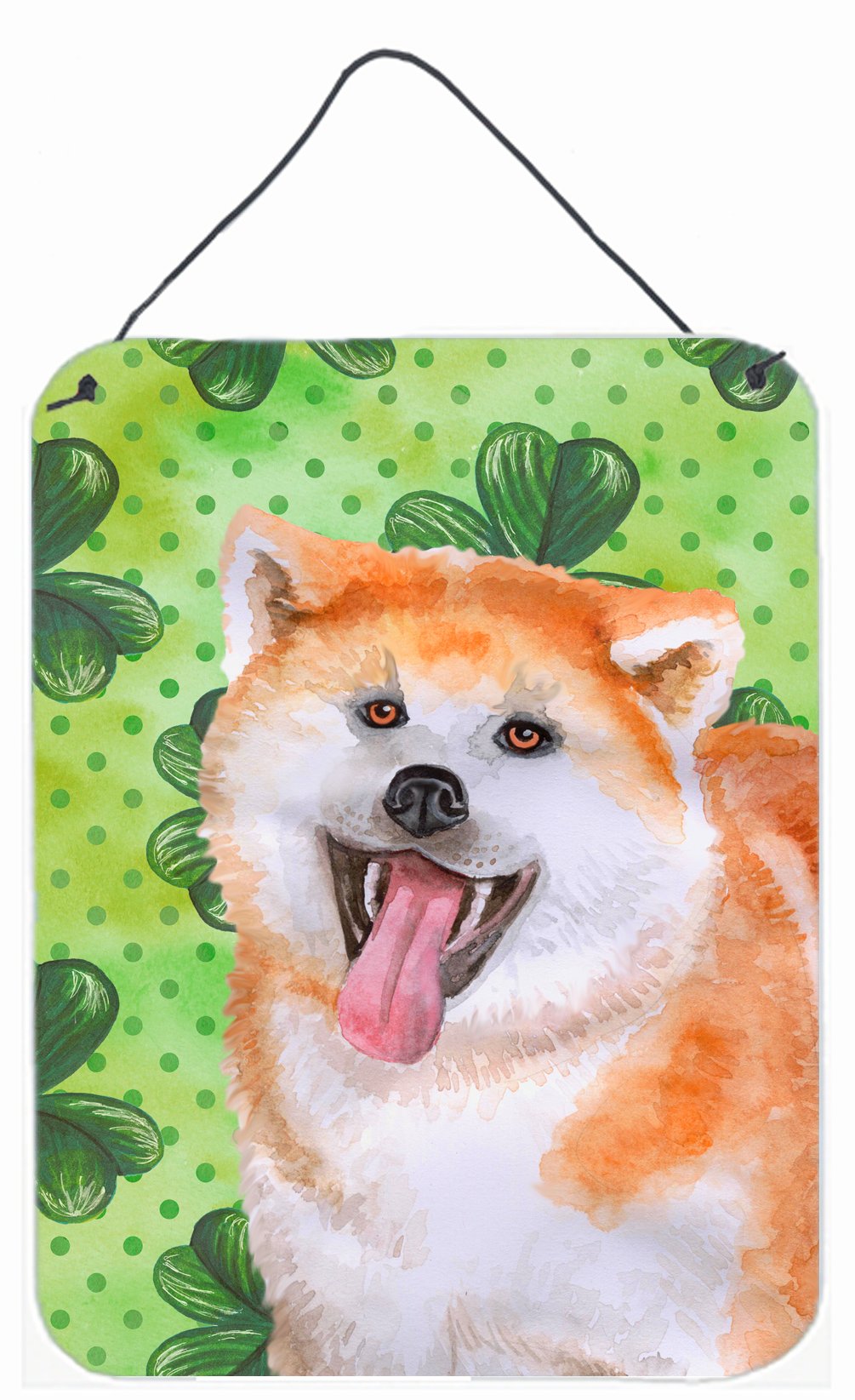Akita St Patrick's Wall or Door Hanging Prints BB9877DS1216